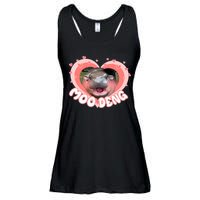 I Love Moo Deng Baby Hippo Moo Deng I Heart Moo Deng Ladies Essential Flowy Tank