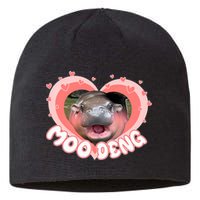I Love Moo Deng Baby Hippo Moo Deng I Heart Moo Deng Sustainable Beanie