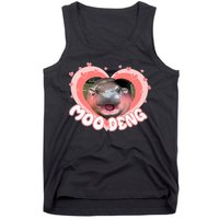 I Love Moo Deng Baby Hippo Moo Deng I Heart Moo Deng Tank Top