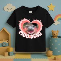 I Love Moo Deng Baby Hippo Moo Deng I Heart Moo Deng Toddler T-Shirt