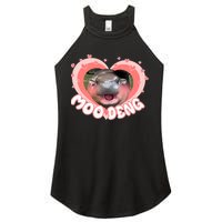 I Love Moo Deng Baby Hippo Moo Deng I Heart Moo Deng Women's Perfect Tri Rocker Tank