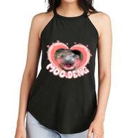 I Love Moo Deng Baby Hippo Moo Deng I Heart Moo Deng Women's Perfect Tri Rocker Tank