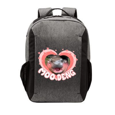 I Love Moo Deng Baby Hippo Moo Deng I Heart Moo Deng Vector Backpack