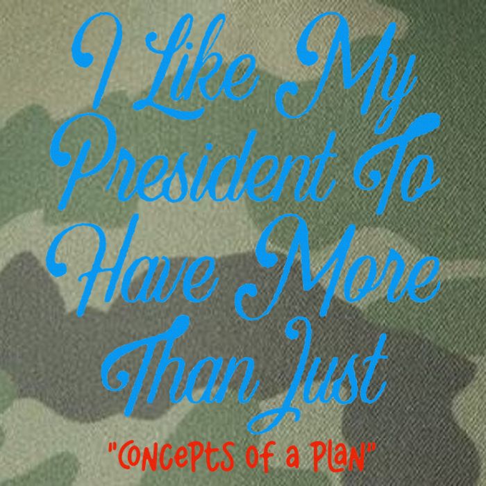 I Like My President To Have More Than Concepts Of A Plan Legacy Tie Dye Trucker Hat