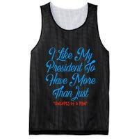 I Like My President To Have More Than Concepts Of A Plan Mesh Reversible Basketball Jersey Tank