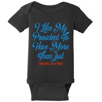 I Like My President To Have More Than Concepts Of A Plan Baby Bodysuit