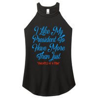 I Like My President To Have More Than Concepts Of A Plan Women's Perfect Tri Rocker Tank