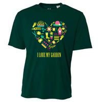 I Love My Garden Abstract Heart Cooling Performance Crew T-Shirt