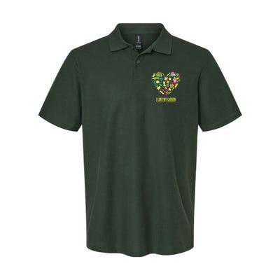 I Love My Garden Abstract Heart Polo