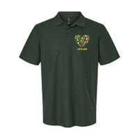 I Love My Garden Abstract Heart Softstyle Adult Sport Polo