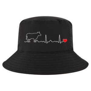 I Love My Cow Valve Ekg Heartbeat Heart Patient Cool Comfort Performance Bucket Hat