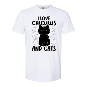 I Love Math And Cats Funny Calculus Meaningful Gift Softstyle CVC T-Shirt