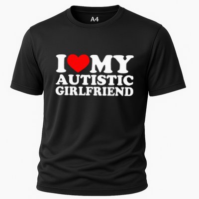 I Love My Autistic Girlfriend I Heart My Gf With Autism Performance Shirt