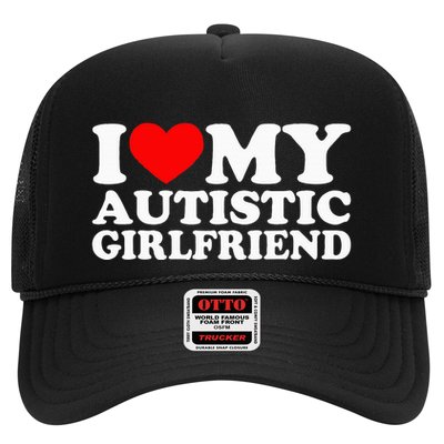 I Love My Autistic Girlfriend I Heart My Gf With Autism Trucker Hat