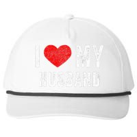 I Love My Husband Couples Matching Valentines Day Snapback Five-Panel Rope Hat