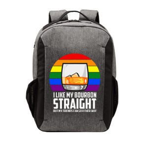 I Like My Bourbon Straight But My Friends Can Go Either Way Vector Backpack