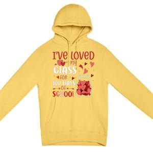 I've Loved My Class For 100 Days School Womens Teacher Premium Pullover Hoodie