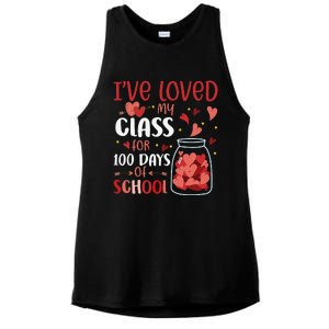 I've Loved My Class For 100 Days School Womens Teacher Ladies PosiCharge Tri-Blend Wicking Tank