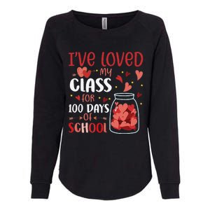 I've Loved My Class For 100 Days School Womens Teacher Womens California Wash Sweatshirt