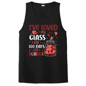 I've Loved My Class For 100 Days School Womens Teacher PosiCharge Competitor Tank