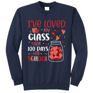 I've Loved My Class For 100 Days School Womens Teacher Sweatshirt