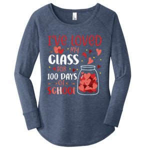 I've Loved My Class For 100 Days School Womens Teacher Women's Perfect Tri Tunic Long Sleeve Shirt