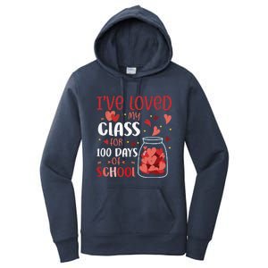 I've Loved My Class For 100 Days School Womens Teacher Women's Pullover Hoodie