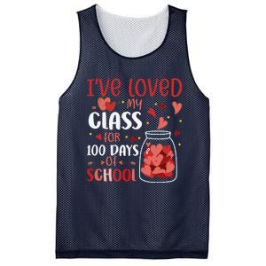 I've Loved My Class For 100 Days School Womens Teacher Mesh Reversible Basketball Jersey Tank