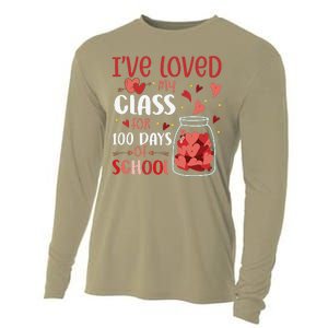 I've Loved My Class For 100 Days School Womens Teacher Cooling Performance Long Sleeve Crew