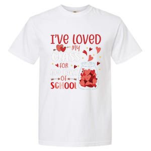 I've Loved My Class For 100 Days School Womens Teacher Garment-Dyed Heavyweight T-Shirt