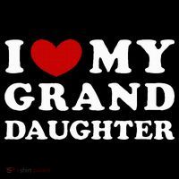 I Love My Granddaughter I Heart My Granddaughter Premium T-Shirt