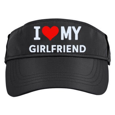 I Love My Hot Girlfriend I Heart My Hot Girlfriend Gf Couple Adult Drive Performance Visor