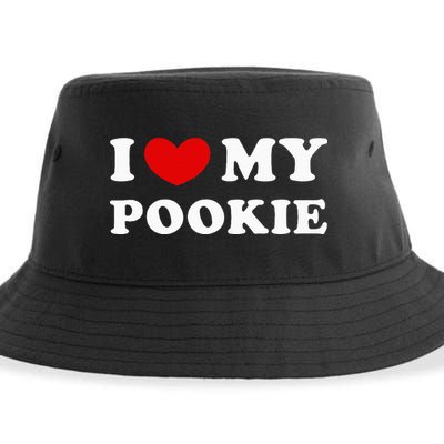 I Love My Pookie I Heart My Pookie Sustainable Bucket Hat