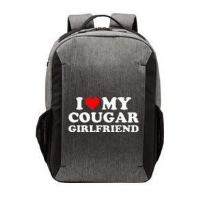 I Love My Cougar Girlfriend I Heart My Cougar Girlfriend GF Vector Backpack