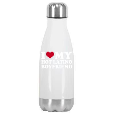 I Love My Hot Latino Friend Gift Stainless Steel Insulated Water Bottle