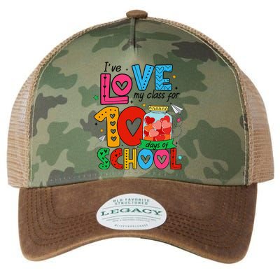 IVe Loved My Class For 100 Days Of School Teachers Pupils Legacy Tie Dye Trucker Hat