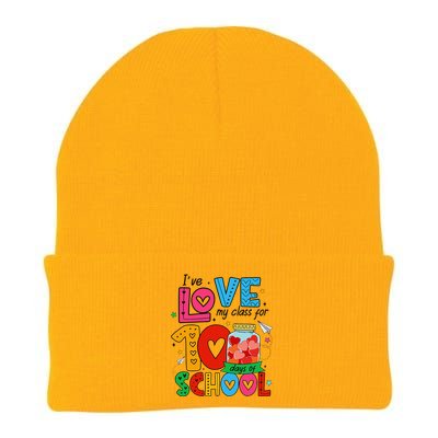 IVe Loved My Class For 100 Days Of School Teachers Pupils Knit Cap Winter Beanie