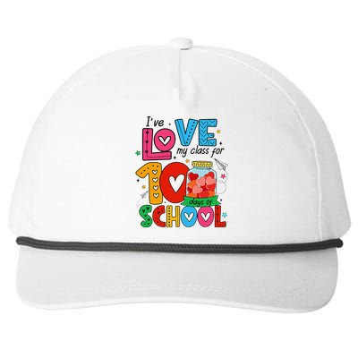 IVe Loved My Class For 100 Days Of School Teachers Pupils Snapback Five-Panel Rope Hat