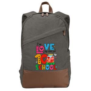 IVe Loved My Class For 100 Days Of School Teachers Pupils Cotton Canvas Backpack