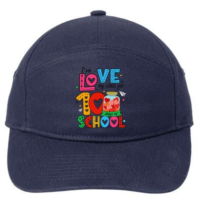 IVe Loved My Class For 100 Days Of School Teachers Pupils 7-Panel Snapback Hat