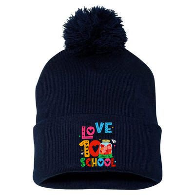 IVe Loved My Class For 100 Days Of School Teachers Pupils Pom Pom 12in Knit Beanie