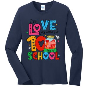 IVe Loved My Class For 100 Days Of School Teachers Pupils Ladies Long Sleeve Shirt