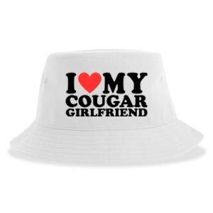 I Love My Cougar Girlfriend Funny Sustainable Bucket Hat