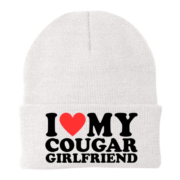 I Love My Cougar Girlfriend Funny Knit Cap Winter Beanie