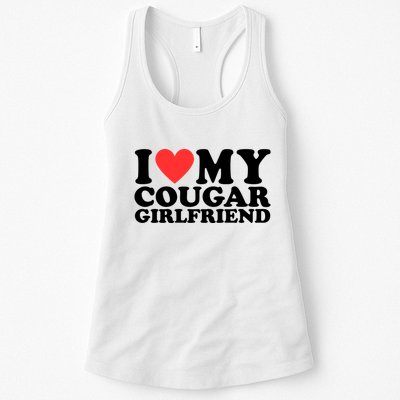 I Love My Cougar Girlfriend Funny Womens Tank Top