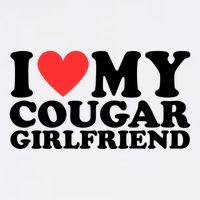 I Love My Cougar Girlfriend Funny Baby Bodysuit