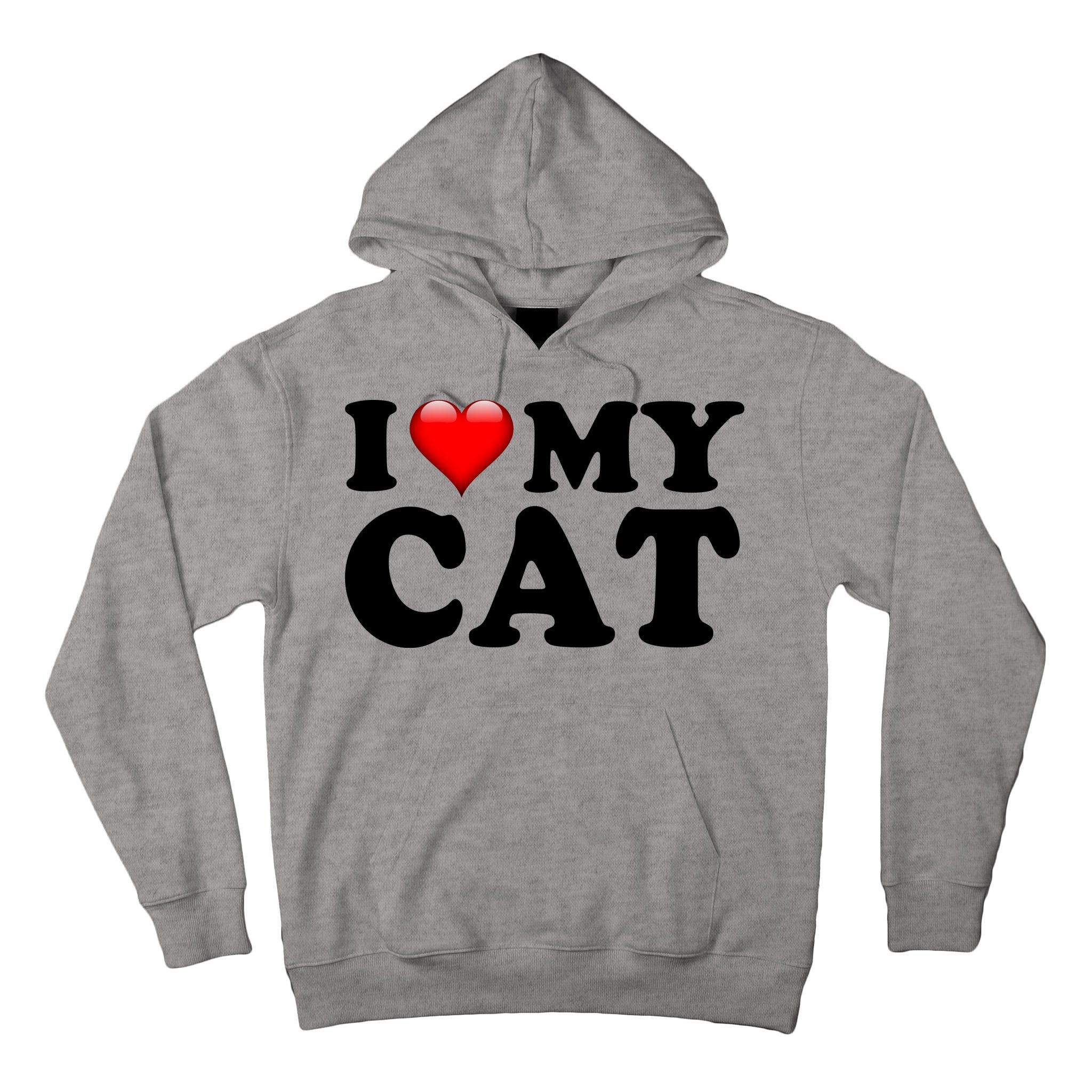 I Love My Cat Tall Hoodie