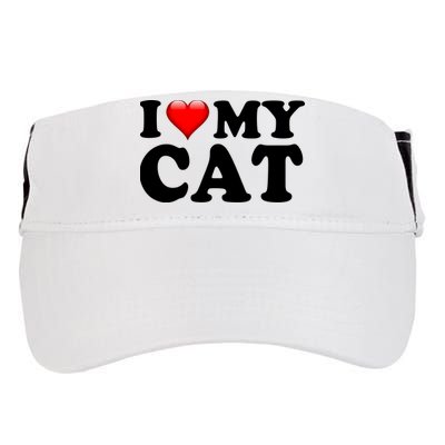 I Love My Cat Adult Drive Performance Visor