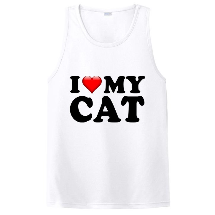 I Love My Cat PosiCharge Competitor Tank