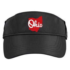 I Love My Ohio Home Script Ohio Adult Drive Performance Visor